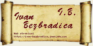 Ivan Bezbradica vizit kartica